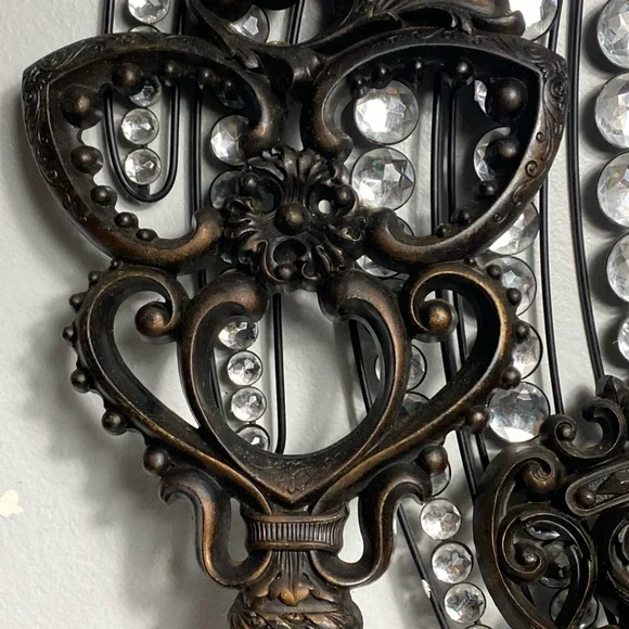 Set of Two MCM wall hanging skeleton keys decor Dart Industries 24” & 18” - Picture 6 of 9